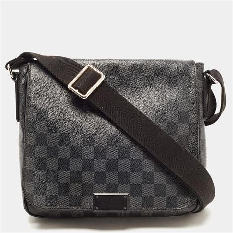 Louis Vuitton N41260 Damier Graphite Canvas District PM Bags